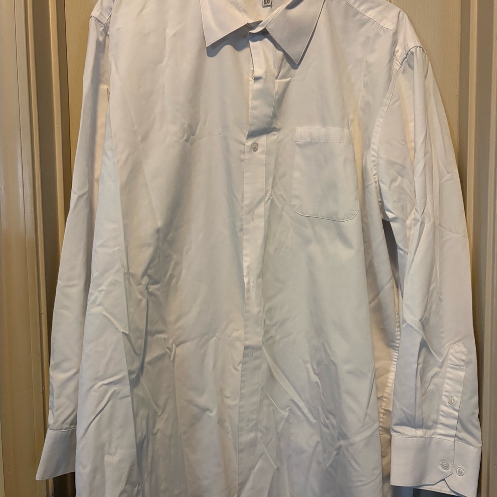 Classic White Men's Shirt